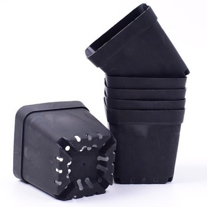 Pot de fleur moderne en plastique PP carré extra épais pour la maison jardinière de jardin pour suspendre les plateaux et couvercles de pépinière Version en carton - Product Image 6