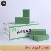 E07576 matériaux pour arrangement floral briques en mousse florale taille standard blocs de styromousse vert humide pour fleuriste
