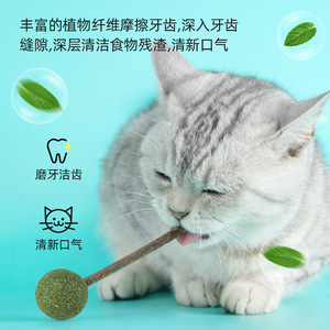 ของเล่นแมวแบบอมยิ้ม แคทนิป สำหรับดูแลช่องปากและกระตุ้นการเล่นแบบโต้ตอบ - Product Image 4
