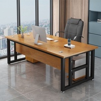 Bureau d'ordinateur moderne et minimaliste LBZ-145X pour usage domestique et professionnel, en PVC, design détachable, avec rangement