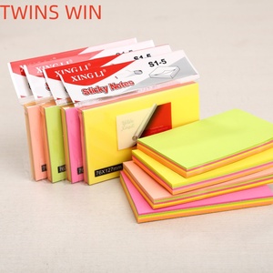 <span class=keywords><strong>Note</strong></span> adesive personalizzate a basso contenuto di Moq 3*3 pollici a colori fluorescenti - Product Image 3