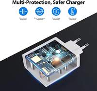 Chargeur mural USB Type C GaN PD 33W 67W 120W EU, accessoires mobiles rapides pour Xiaomi Android, chargeurs pour téléphone portable
