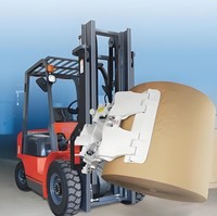 Nuevo Abrazadera de Rollo para Montacargas, Requiere Dos Líneas Hidráulicas Adicionales para la Función de Retención de Presión, 1 Año de Garantía