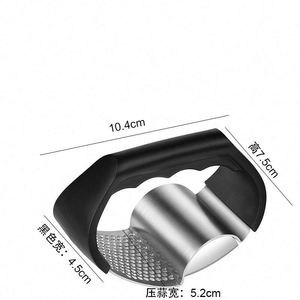 Stainless Steel Manual Garlic Press Crusher PP Plastic Vegetable <b>Kitchen</b> Accessories <b>Gadget</b> - Product Image 5