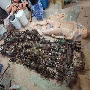 Силиконовая резиновая сталь манекен ПВХ кукла Ручная пластиковая ротационная Формовочная Машина Утка 3D игрушка детская латунная кукла плесень - Product Image 5