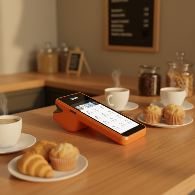 Android 11 5.45 Inch Mobile POS 4G NFC WiFi Portable POS Handheld POS Terminal with QR Code for Restaurant Receipt