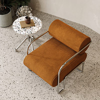 Canapé de détente en velours personnalisable, style Bauhaus, pour salon, balcon, bureau à domicile et hôtel