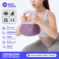 Logo personnalisé Soft Kettlebell Haltère Équipement de fitness à domicile pour hommes et femmes Musculation Poids libres