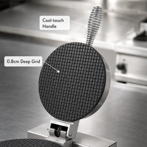 Machine commerciale de rouleau d'oeuf d'acier inoxydable de revêtement antiadhésif de fabricant de cône de gaufre de UWB-1 à vendre - Product Image 2