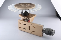 Changeur d'outils automatique rotatif à pince ISO20 ISO30 BT30 BT40 avec cylindre pneumatique pour broche ATC