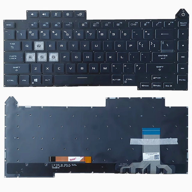 New US Russian Spanish for Asus ROG Strix G15 G513 G513Q G513QM G513QY G533 Keyboard US Backlit 2021