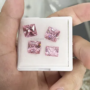 Atacado de fábrica 5a alta qualidade cz zircônia cúbica suíça 8 formas diamante solto pedras preciosas