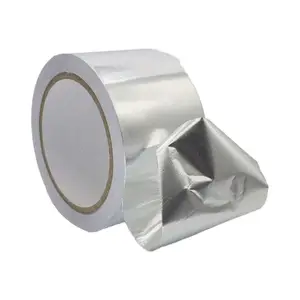 Aluminum Foil HVAC Refrigerator Waterproof Without Paper Aluminium Seal Adhesive Solvent Tape