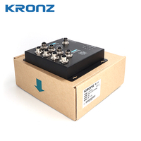 KRONZ M12 Conmutador Ethernet no administrado Conector hembra de 8 puertos Xcode 10/100/1000M bit/s 12-57VDC PoE Conmutador M12 montado en la pared