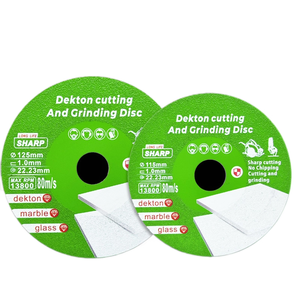 Lame de scie diamantée de qualité industrielle 125mm pour le verre marbré Dekton & Granite Tile Hot Press Process - Product Image 6