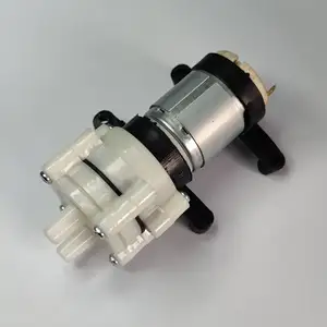 泵DC DIY 1.5-2L/Min R385迷你隔膜泵6毫米ID X 9毫米OD可变方向3米排放提升小隔膜泵