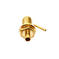 Precio bajo de fábrica Sma hembra Jack soldadura mamparo BH Rg405 086 Rf Cable coaxial conector coaxial conectores (RF) convertidor