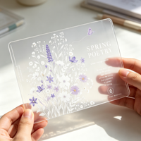 Autocollant transparent en PVC, motif floral printanier, décalcomanie botanique transparente, autocollants en PVC pour fenêtre, ordinateur portable, bouteille d'eau, téléphone, verre, décoration