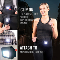 Lampes de course LED rechargeables avec aimant, lumière du jour 6000K, angle de faisceau 120°, lumière d'avertissement de sécurité nocturne pour les stades sportifs