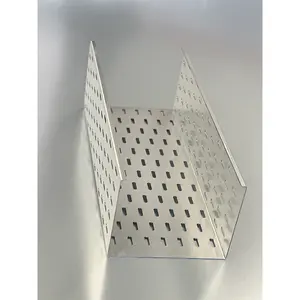 Easy To Install Protect Galvanized Medium Duty Perforated Steel Cable Tray For Electrics