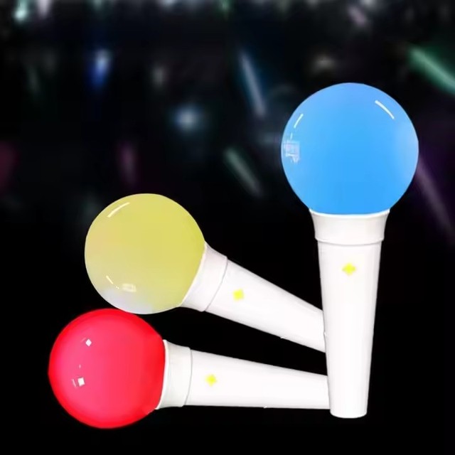 Professional LED Ball Light Stick DMX Remote Control 15-Color Changing Acrylic Glow Stick for Kpop Concert & Events
