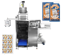 Machine d'emballage automatique multi-voies pour sel et sucre en sachets, 4 voies, 6 voies, pour granulés