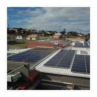 Kit de montage de panneaux solaires à fixation murale L léger et haute résistance pour système photovoltaïque sur toit métallique industriel