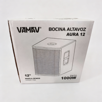 VAMAV AURA 12 Enceintes Colonne Actives 500W RMS 12'' avec Bluetooth, USB et Microphone – Système Sonore Professionnel de Scène