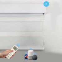 Alexa Smart Electric Motorized Zebra Blinds up and Pull Down Roller Shades para Rainbow Windows Tipo de instalación incorporado