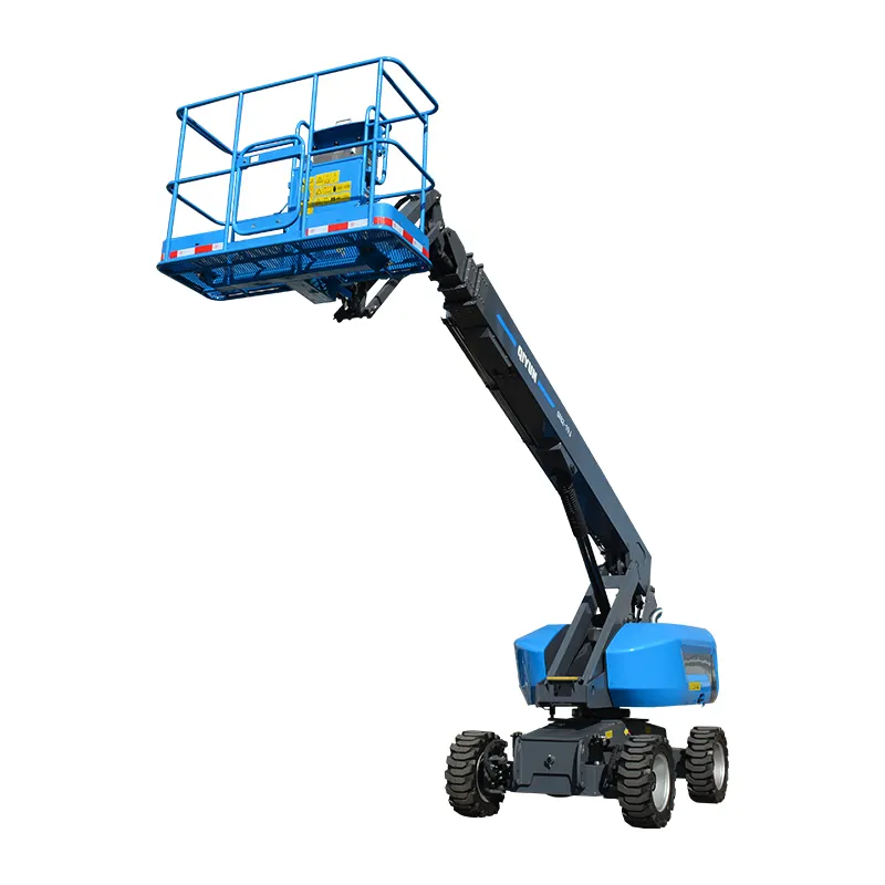 JIN YANG HU GTBZ 250kg Self-propelled telescopic boom lift spider towable boom lift Platform