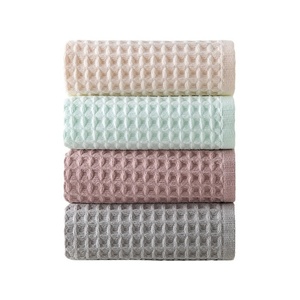 Soft Absorbent 40g 100% Cotton Waffle Weave <strong>Small</strong> Square <strong>Hand</strong> Face <strong>Towel</strong> Adult 34*34cm - Product Image 5