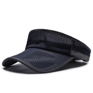 Vente en gros de chapeaux de soleil réglables de haute qualité Chapeaux de tennis en polyester pour femmes Chapeaux de sport de couleur unie printemps et automne - Product Image 3