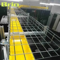 Panier de câblage en treillis métallique industriel Brio |   Système de chemin de câbles flexible robuste pour usine et entrepôt