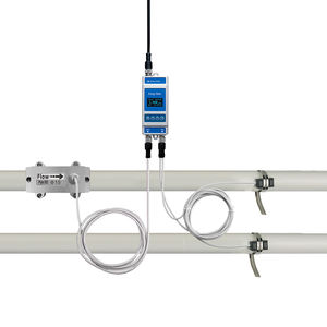 Draagbare klem OEM ODM micro ultrasone debietmeter klemtype voor water gietijzer <span class=keywords><strong>4</strong></span> tot <span class=keywords><strong>20mA</strong></span> bereik ultrasone debietmeter - Product Image 3