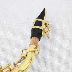 <span class=keywords><strong>Saxophone</strong></span> <span class=keywords><strong>soprano</strong></span> courbé en laiton laqué or à prix de gros - Product Image 4