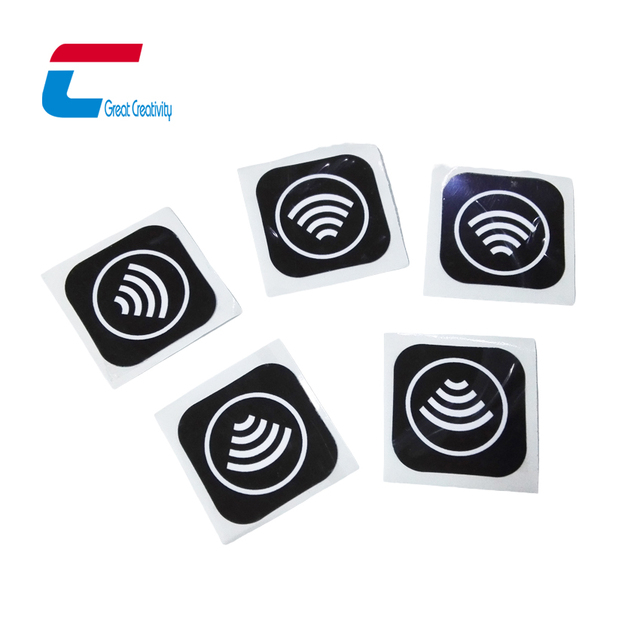 RFID Custom Print NFC Mini Tag Stickers-Waterproof Access Control Multifunctional