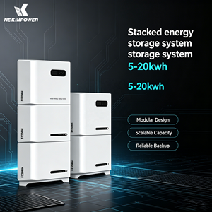Système de stockage d'énergie empilable professionnel LiFePO4 pour villa de luxe, unité de <span class=keywords><strong>batterie</strong></span> fiable avec boîtier en acier - Product Image 1