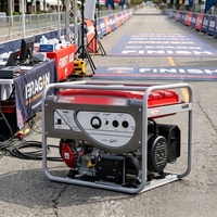 Générateur portable robuste 7800e 7kW 6.5kW Démarrage électrique Démarrage manuel 230V 50Hz pour usage en construction