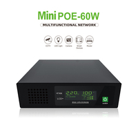 SKE Portable Single Phase Mini POE 60W UPS dengan Baterai Lithium 2200mAh*8 DC 9V/12V/15V/24V untuk Perangkat Jaringan