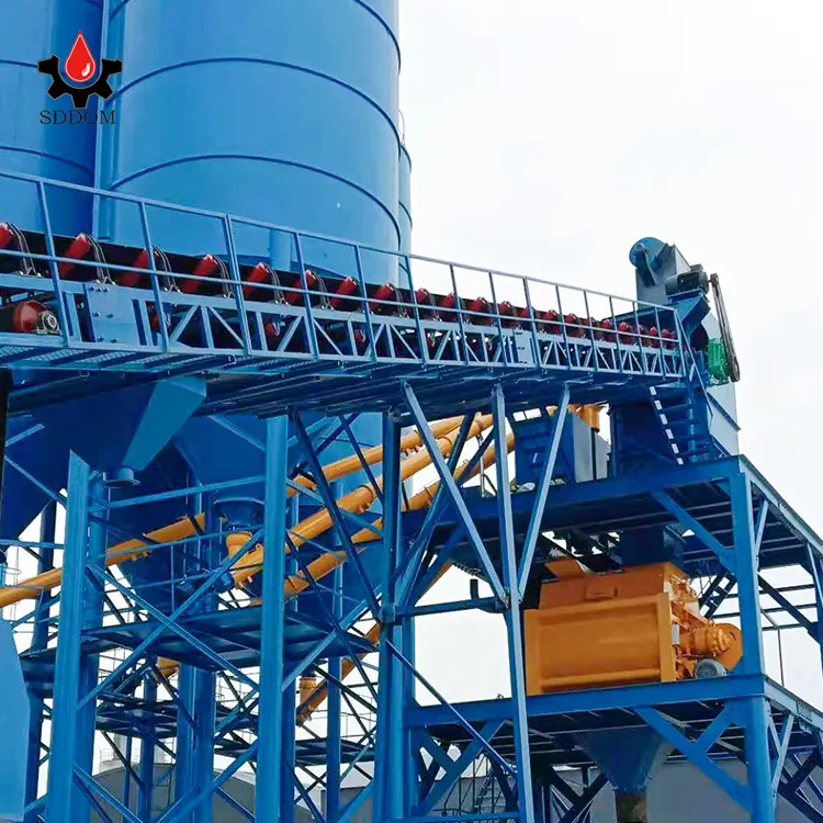 China Factory Manufacturer Hzs 25 35 To 180 M3/h Ready Mixed Mini Concrete Batching Plant