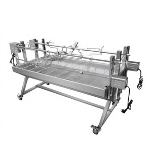Grill rotatif <span class=keywords><strong>professionnel</strong></span> à 4 moteurs pour agneau, rôtissoire verticale automatique, usage commercial et industriel, capacité 85 kg - Product Image 6