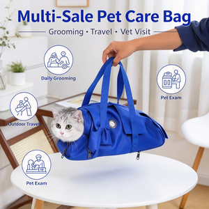 Bolsa de Transporte para Gato Portátil, Antiarranhão, Macia, para Viagem e Higiene, Cães e Gatos Pequenos - Product Image 1