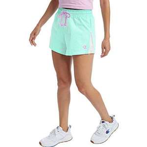 Shorts de sport pour femmes Champion Seersucker Couleur : Vert mer clair |   100% authentique - Product Image 1
