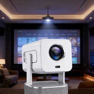 Proyector Moderno Kingsway C360 con Estilo de Tela, 320 ANSI Lúmenes, Enfoque Automático, WiFi Dual, BT5.0, para Cine al Aire Libre - Product Image 4