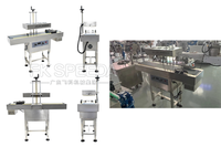 Machine de Scellage par Induction Électromagnétique Continue pour Bouteille, Tasse, Pot en Plastique, Remplissage, Bouchage à Vis, Doublure
