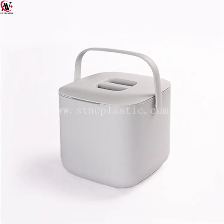 21.1*21.1*20.5 CENTIMETRI Da Cucina Compost Caddy Bidone Dei Rifiuti di Conservazione Degli Alimenti Contenitore Secchio Secchio