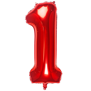 40 inch lá số bóng bay 0-9 vàng lớn trang trí tiệc sinh nhật - Product Image 1