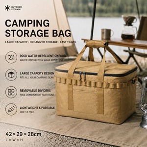 <b>Camping</b> Storage Bag, Tactical MOLLE Utility Organizer, Heavy Duty Gear Bag, Custom Logo Low MOQ OEM, Dropshipping - Product Image 3