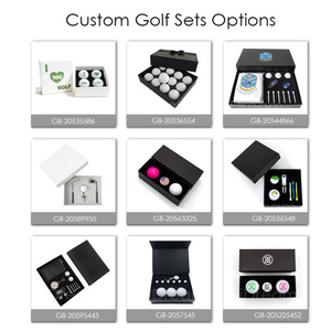 Lot de cadeaux de golf personnalisés avec logo : balles de golf haute performance, serviette de golf, marqueur et tee, présenté en coffret - Product Image 6