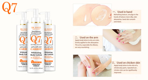 Lotion pour le corps à la carotte éclaircissante DR.DAVEY pour les mains et le visage, lotion hydratante, crème pour le corps anti-âge, étiquette privée personnalisable - Product Image 4
